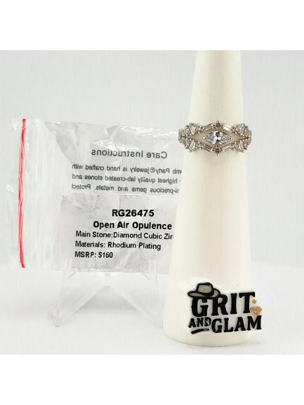 Bomb Party Lumina Ring Sz 8 